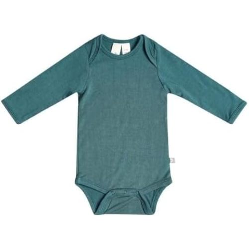 KYTE BABY Soft Bamboo from Rayon Long Sleeve Unisex Bodysuit, 0-24 Months