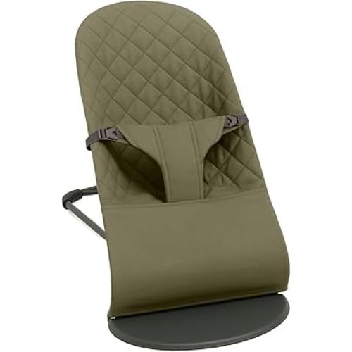 Fabric Seat for Bouncer - Compatible with Baby Bjorn Bouncer - Dense, Wear-Resistant, Skin-Friendly Cotton - Replacement Covers ONLY, Olive