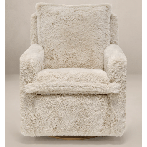Aussie Faux Hide | Flynn | Swivel Nursery Recliner | Oilo™ Studio