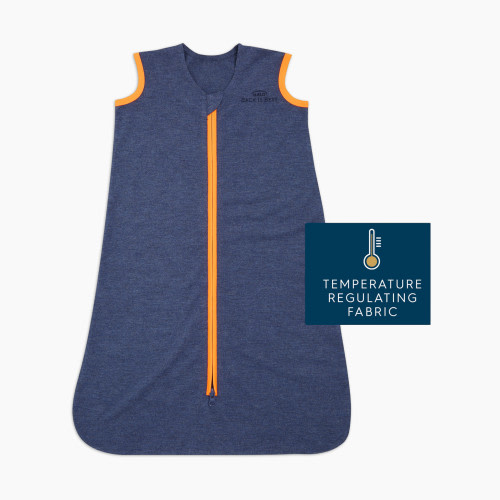 Halo Ideal Temp SleepSack Swaddle - Navy, Medium