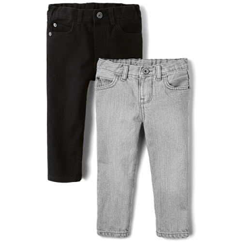 Baby And Toddler Boys Skinny Jeans 2-Pack - Multi