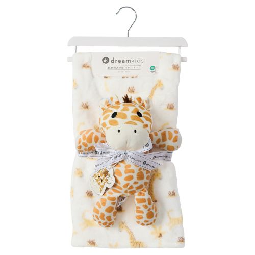 Wholesale Flannel Baby Blanket & Toy - Giraffe