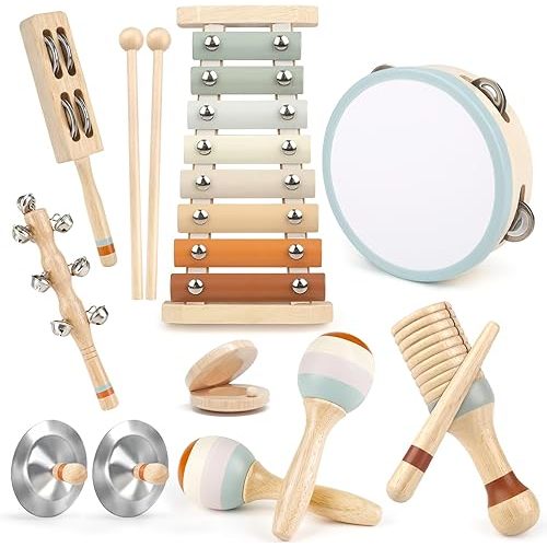 Toddler Musical Instruments (Neutral Colors)