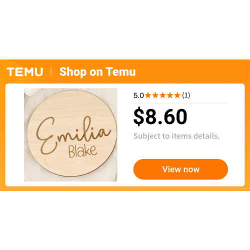 custom engraved wooden name sign personalized birth - Temu