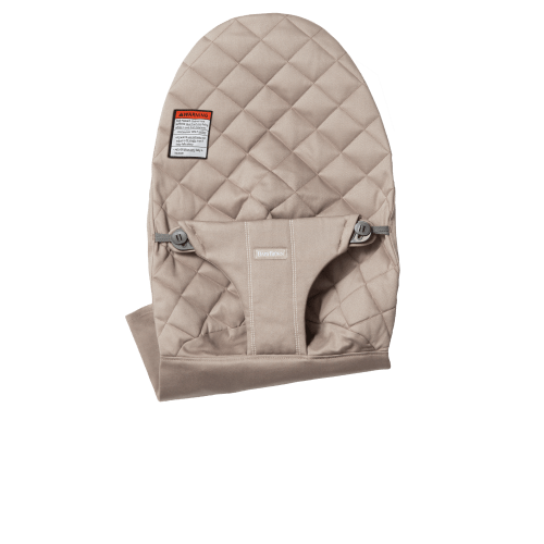 Extra Fabric Seat for Bouncer Bliss: Sand gray - Woven, Classic quilt