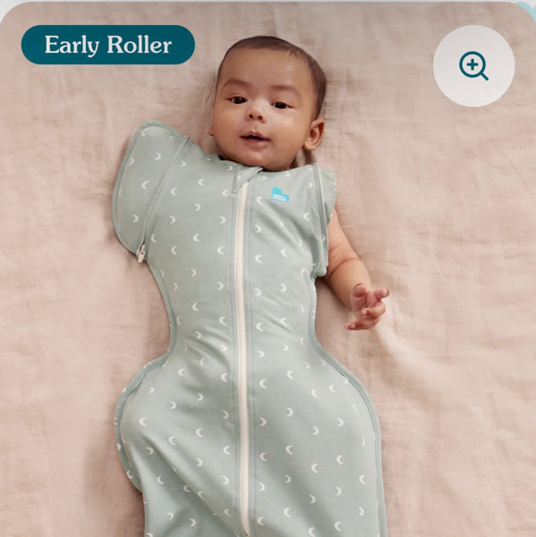 Swaddle Up™ Early Roller Transition Bag 1.0 TOG Cotton Olive Moon – Love to Dream US