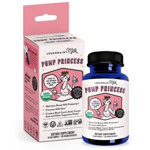 Legendairy Milk Pump Princess Vegan Lactation Supplement - 60ct