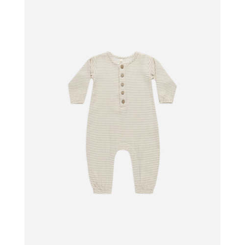 Woven Jumpsuit || Basil Stripe