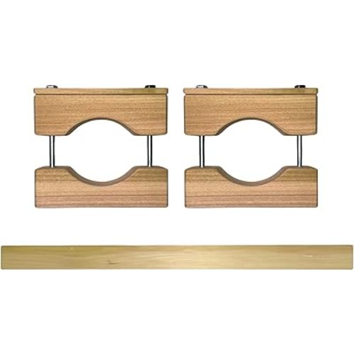 Cardinal Gates Round Gate Installation Kit - 36 Tall Inch Stairway Banister Clamp - Hole & Adhesive Free - Fits Round Posts - Compatible with Hardware & Pressure Mounted Gates - Made in USA
