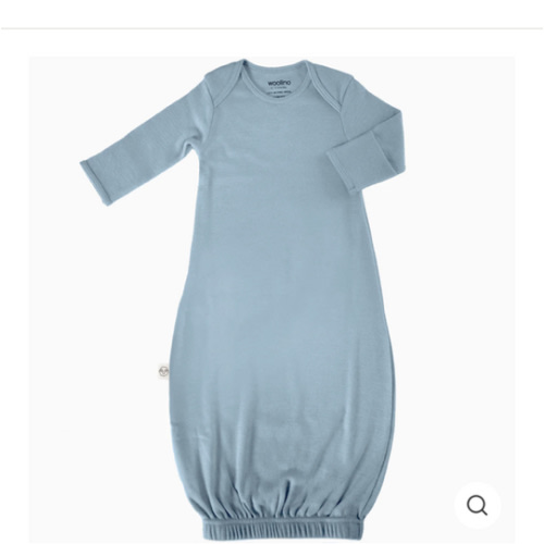 Merino Wool Baby Gown |Natural Merino Wool Baby Sleepwear – Woolino