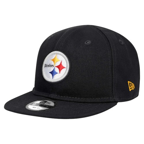 Infant Pittsburgh Steelers New Era Black My 1st 9FIFTY Adjustable Hat