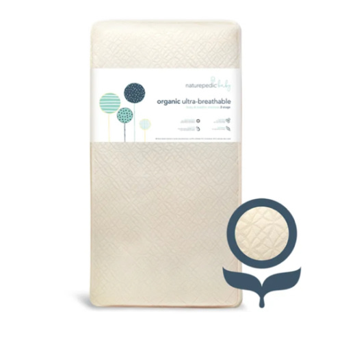 Organic Breathable Ultra Baby Crib Mattress (2-Stage - Innerspring)