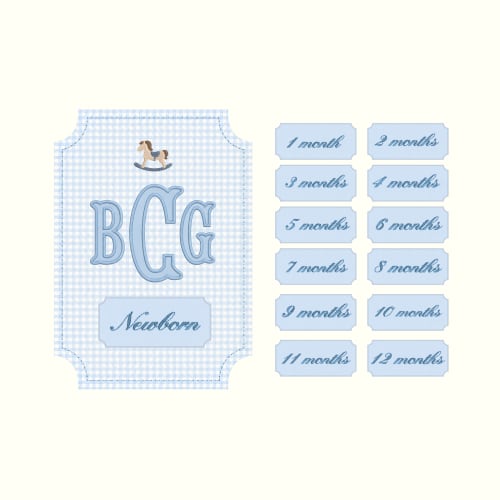Rocking Horse Milestone Cards