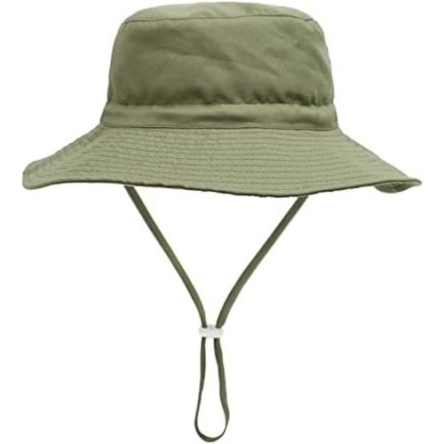Baby Sun Hat Toddler Beach Swim Hats UPF 50+ Summer Bucket Hat Kids Infant Wide Brim Adjustable Sun Hat for Baby Boy Girls