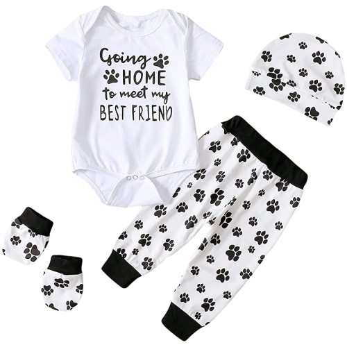 Aslaylme Newborn Outfits Baby Coming Home Outfit Going Home Outit Baby Outfit - Black