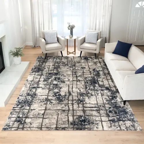 Karma Rug Collection, Keon Blue