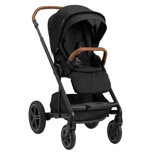 Nuna Mixx NEXT Stroller w Magnetic Buckle & Ring Adapter - Caviar| Shop Luxury Strollers at SugarBabies!