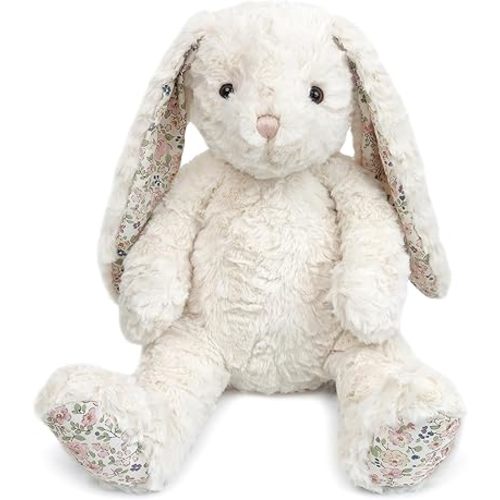 MON AMI Faith Bunny Large Stuffed Animal – 28” Cream, Soft & Cuddly, Huggable Rabbit Plush Toy, Nursery Décor for Kids of All Ages