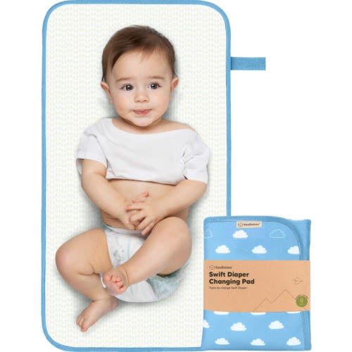 KeaBabies Swift Diaper Changing Pad, Cloud