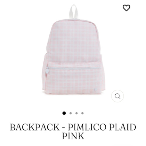 Backpack - Pimlico Plaid Pink
