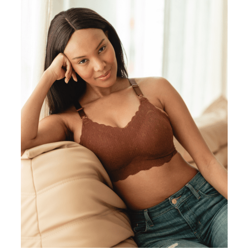 Sienna Sunset Lace Nursing Bra