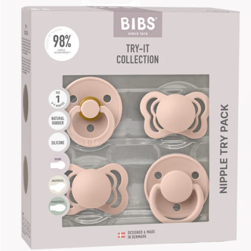 BIBS Blush Try-It Collection: Perfect Pacifier Variety – Bibsworld store US