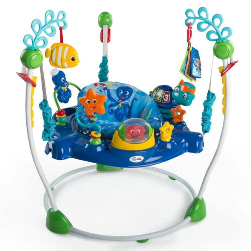 Baby Einstein Neptune's Ocean Discovery Jumper - Active Play Bouncer with Spin Feature