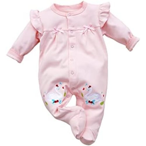 Infant Baby Girl Boy Onesie Cotton Newborn Outfit Bodysuit Jumpsuit Long Sleeve Romper