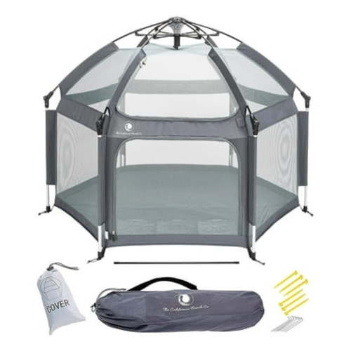 POP 'N GO Baby Playpen - Indoor & Outdoor Playpen for Babies and Toddlers - Baby Beach Tent, Foldable, Portable W/Canopy & Travel Bag - Pop Up Pack and Play Yard