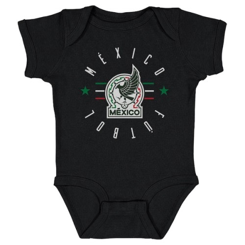 Infant 500 Level Black Mexico National Team Futbol Bodysuit (6-9 Months)