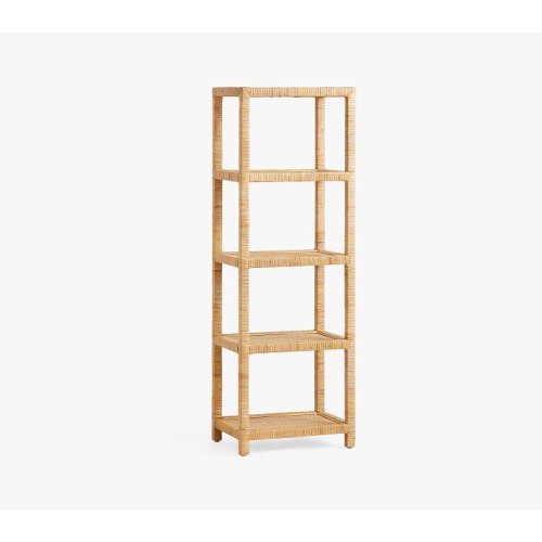 Rattan Accent Bookcase (20")