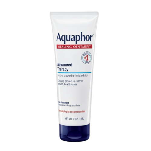 Aquaphor Fast Protection Healing Ointment for Dry Cracked Skin, Advanced Therapy Skin Protectant, 7 Oz Tube