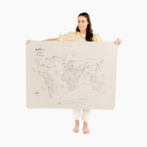 Gathre Map Tapestry Play Mat & Wall Hanging - World Map