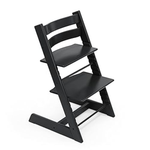 Tripp Trapp by Stokke Adjustable Wooden Black Baby High Chair (Chair Only)
