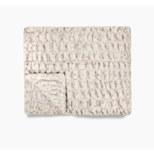 Patterned Gray Blanket | Rainy Day | Lola Blankets