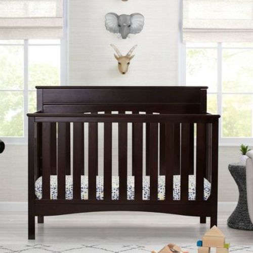 Delta Children Skylar 6-in-1 Convertible Crib - Dark Chocolate