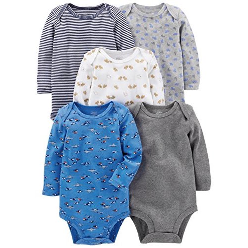Simple Joys by Carter's Unisex Babies' Long-Sleeve Bodysuit
