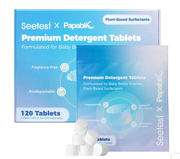 Papablic Upgraded Detergent Soap Tablets, 120 Count