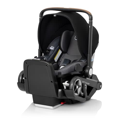 Evenflo Shyft DualRide Infant Car Seat Stroller Combo with Carryall Storage (Boone Gray)
