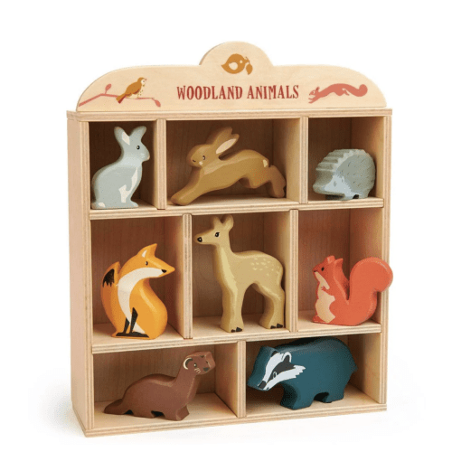 Tender Leaf Toys Woodland Wooden Animals Set