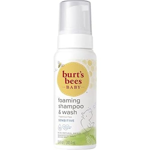 Burt's Bees-Baby Foaming Shampoo & Wash, Sensitive, 8.4 Fl Oz