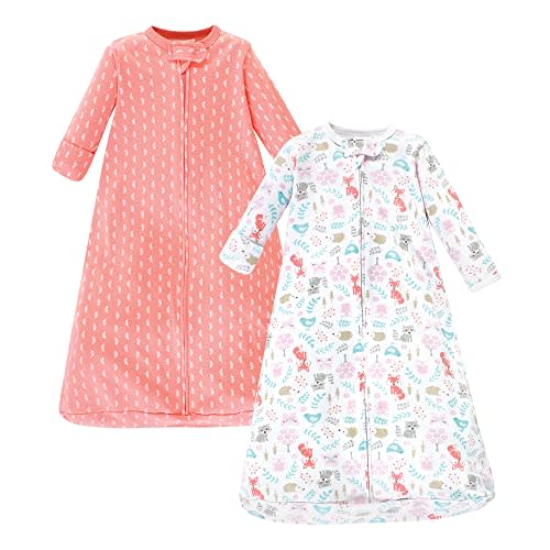 Hudson Baby BabyCotton Long-Sleeve Wearable Sleeping Bag, Sack, Blanket