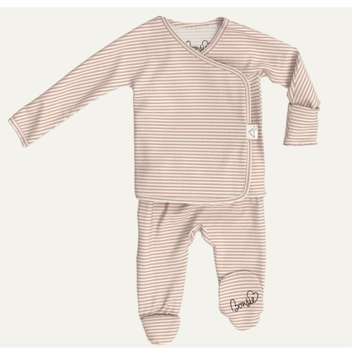 Footie - Berry Twist – Bonsie Skin to Skin Babywear