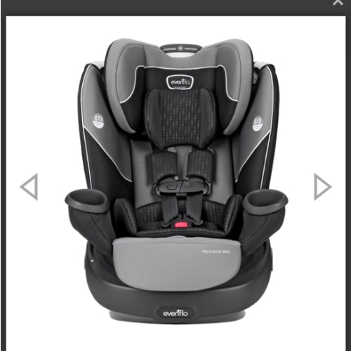 Evenflo | Revolve360 All-in-One Rotational Car Seat - Amherst Grey – Kido Bebe