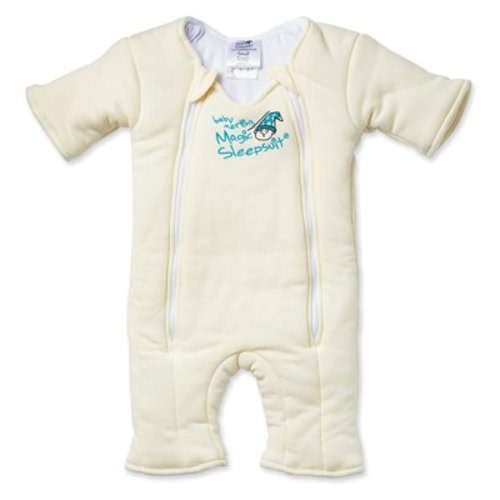 Baby Merlin's Magic Sleepsuit 100% Cotton Baby Sleepsack, Cream, Size 3-6 Months