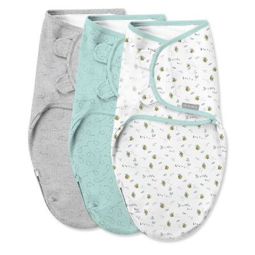 Swaddleme By Ingenuity Easy Change Zipper Baby Swaddle - 0-3 Months