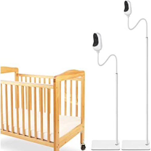 iTODOS Baby Monitor Floor Stand Holder Compatible with Owlet,Nanit Flex Multi-Stand,Motorola and Other Baby Monitor Camera with 1/4 Threaded Hole,Keep Baby Away from Touching,More Safety