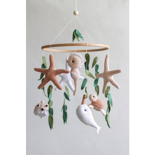 Ocean baby mobile. Nautical baby mobile.