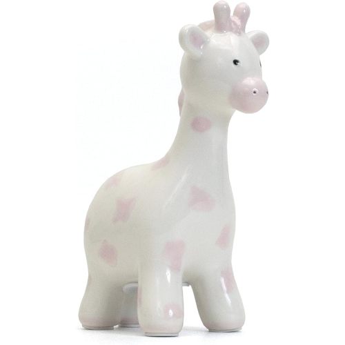 Child to Cherish Spotted Giraffe Piggy Bank, Pink