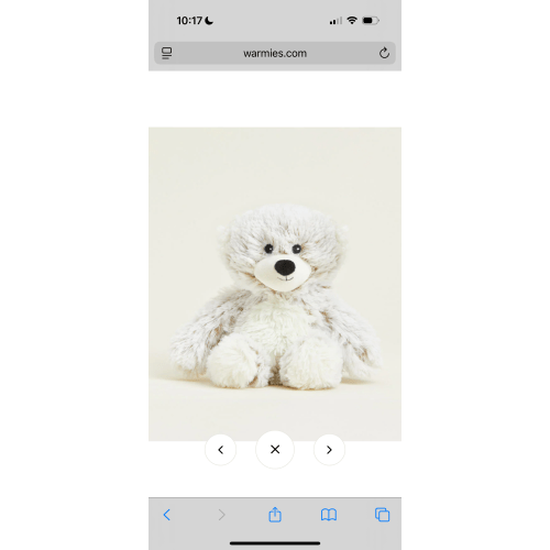 Microwavable Marshmallow Bear Warmies Junior | Warmies USA